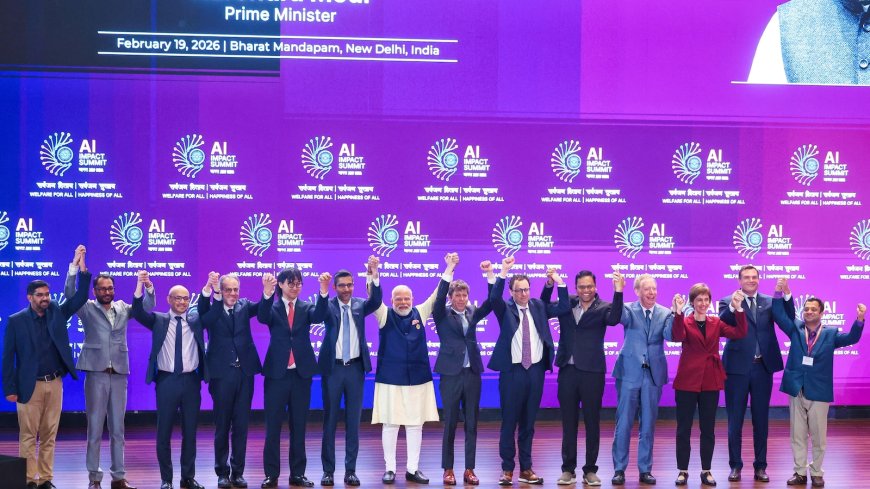 Modi pitches India as an artificial intelligence hub at the AI summit